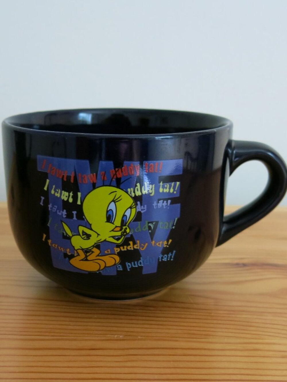 Vintage Salton Looney Tunes Tweety Bird 1999 Warner Brothers Coffee Cup Mug